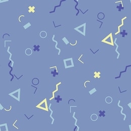 seamless memphis background. abstract colorful texture with lines and geometric figures for chintz, linen, wallpaper. retro seamless multicolor background in memphis style for your design. vector.