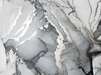 alcohol background. white and gray blots. sky clouds splatter. contrast ink tone. grayscale splatter watercolor blur. alcohol ink pigment. alcohol ink texture.