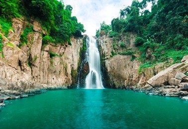 haew narok (chasm of hell) waterfall, kao yai national park, thailand