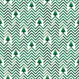 seamless vector pattern of various shades of green on white background. simple geometric image of fir trees on snowy field. minimalist eco design for international day of forests, christmas, new year.