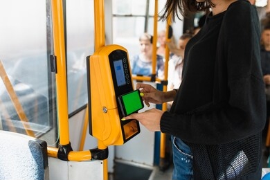contactless payments in public transport