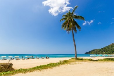 karon beach in phuket island thailand
