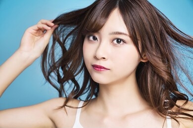 beauty concept of a young asian woman. hair care.
*prohibited by terms of use: using for adult, porno and dating contents.