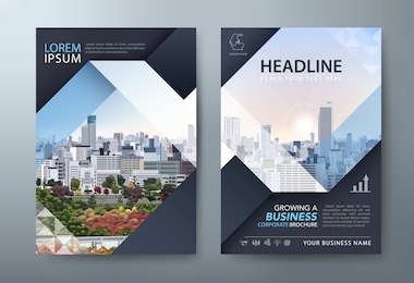 annual report brochure flyer design, leaflet presentation, book cover templates. vector.