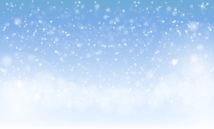 winter snowfall on light blue background. vector illustration