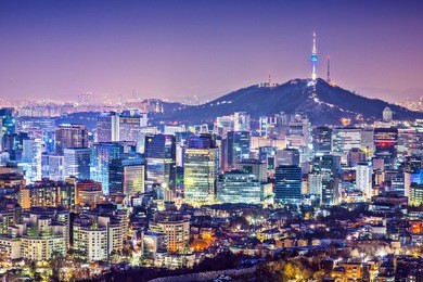 seoul, south korea city skyline