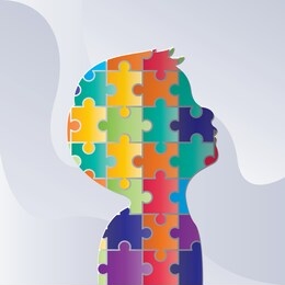 world autism awareness day. colorful puzzles vector background. symbol of autism. medical flat illustration. health care ,banner or poster of world autism awareness day.