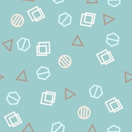 seamless abstract pattern with geometric shapes as triangle, line, circle. vector illustration. hipster fashion memphis style.