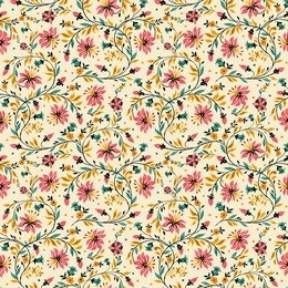 beautiful floral ornament seamless pattern. stylish illustration for your design and decor. romantic print for the surface.