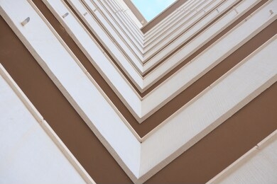 architecture right angle in apartament buildings