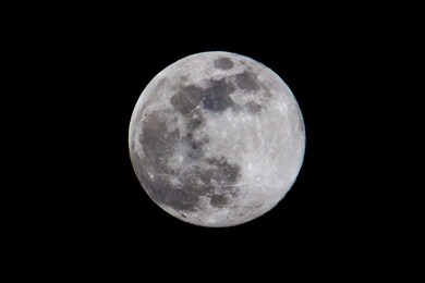 great super moon in the sky
