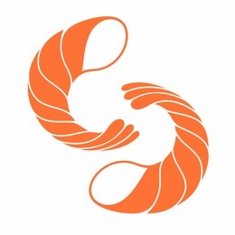 shrimp. icon set. prepared prawn on white background. vector illustration 