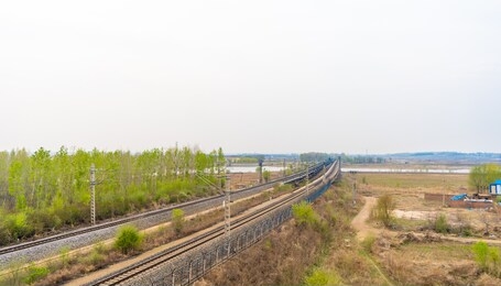 china liaoning tieling viaduct railway