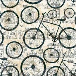 seamless texture of bicycle