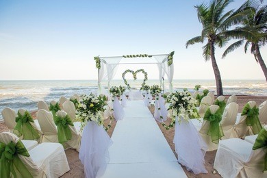wedding on the beach