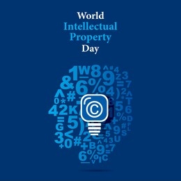 world intellectual property day vector illustration