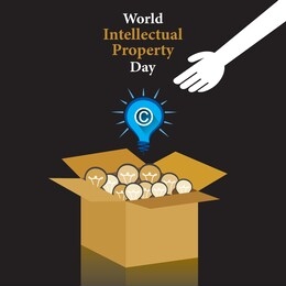 world intellectual property day vector illustration