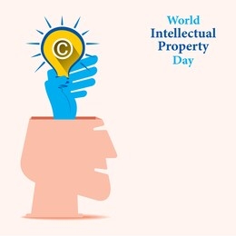 world intellectual property day vector illustration