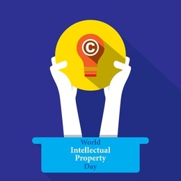 world intellectual property day vector illustration