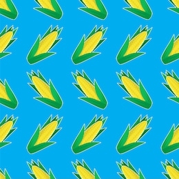 raster organic yellow fresh corn pattern. natural gold sweet food background. summer golden vegetarian sweetcorn texture. seed ornament.