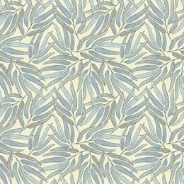 watercolor seamless pattern of blue twigs with a golden outline on a light beige background. for textiles, invitations, wedding design.