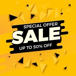 special offer sale template. banner sale. shopping promotion. vector illustration