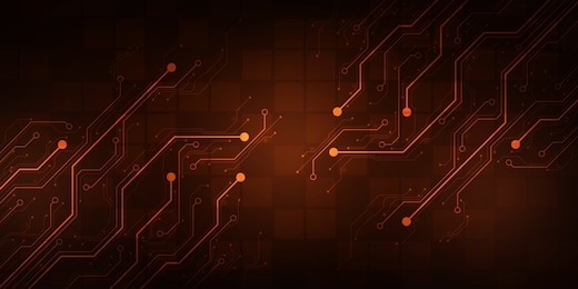 design in the concept of electronic circuit boards.