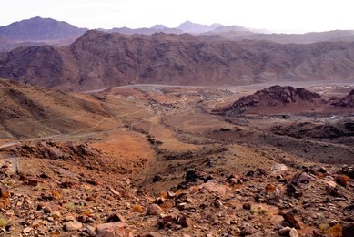 view from mount moses