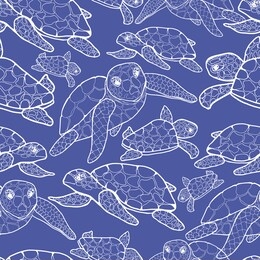 pattern with sea turtles. mom and baby. design for children and adults. inhabitants of the ocean, animals with shell. for packaging, textile, wallpaper. isolate stock graphics