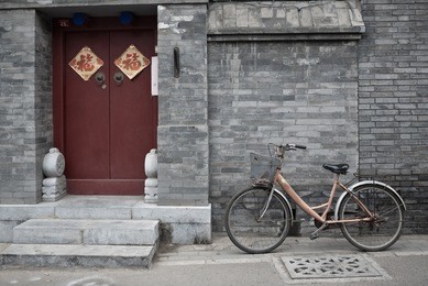 the old beijing hutong bike 