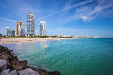 miami, florida at south beach.