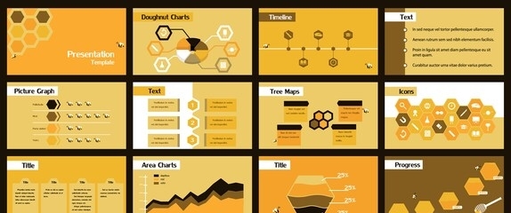 presentation template hive and honey bee