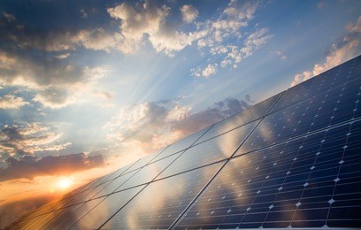 background of photovoltaic modules for renewable energy 