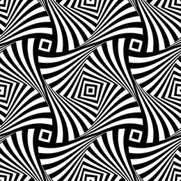 abstract seamless geometric op art pattern. vector illustration.