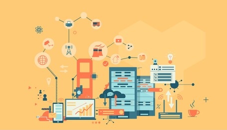 internet of things vector illustration