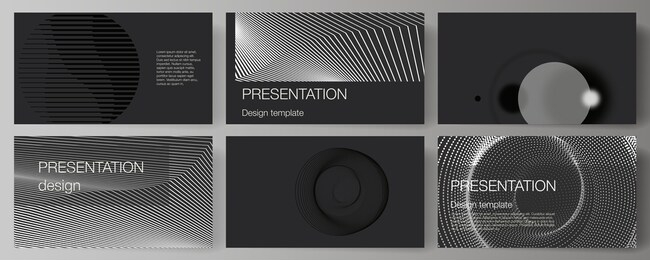 vector illustration of the editable layout of the presentation slides design business templates. geometric abstract background, futuristic science and technology concept for minimalistic design.