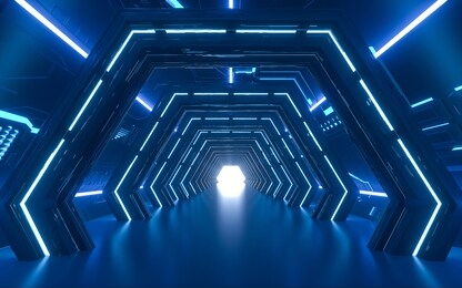 3d rendering 3d technology extension space