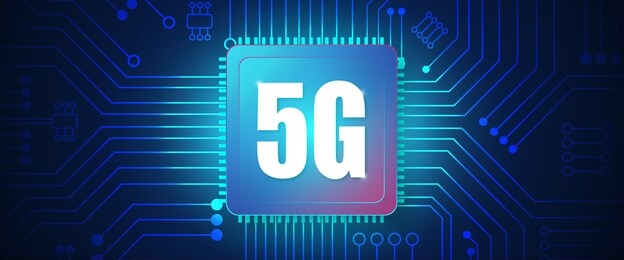 5g speed circuit technology background with hi-tech digital data connection system and computer electronic