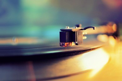 vintage record player