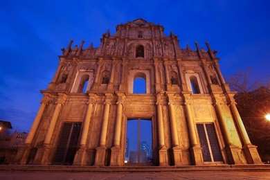 ruins of st. paul's macau china