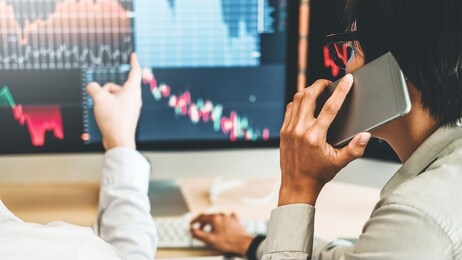 business team investment entrepreneur trading discussing and analysis graph stock market trading,stock chart concept