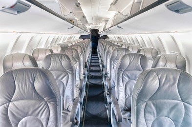 generic airplane seats - modern flight transportation