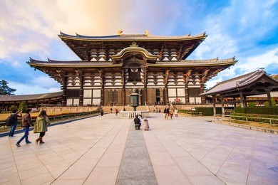 todaiji temple in nara , japan 