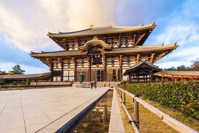 todaiji temple in nara , japan 