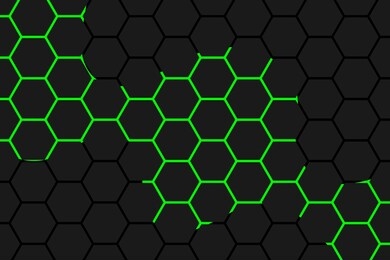 vector abstract 3d hexagon. background hexagon element. vector graphics