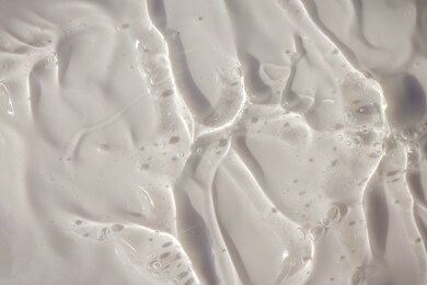transparent bubble gel texture close-up