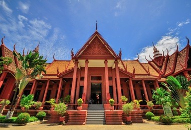 national museum in phnom penh - cambodia asia