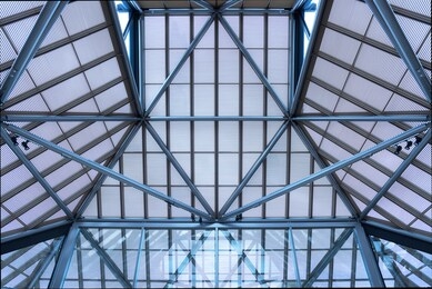 interior of modern building. architecture abstract background