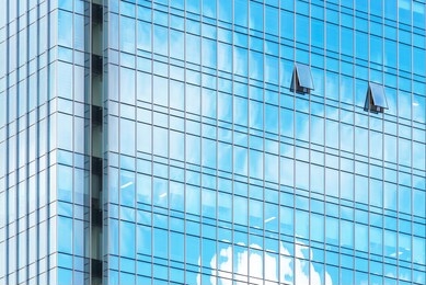 exterior of modern architecture. building abstract background