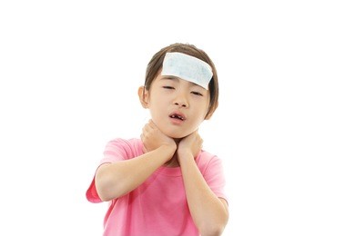 girl with a bad cold